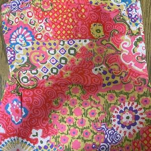 J. Crew Pink Multi Floral Print Tunic Top